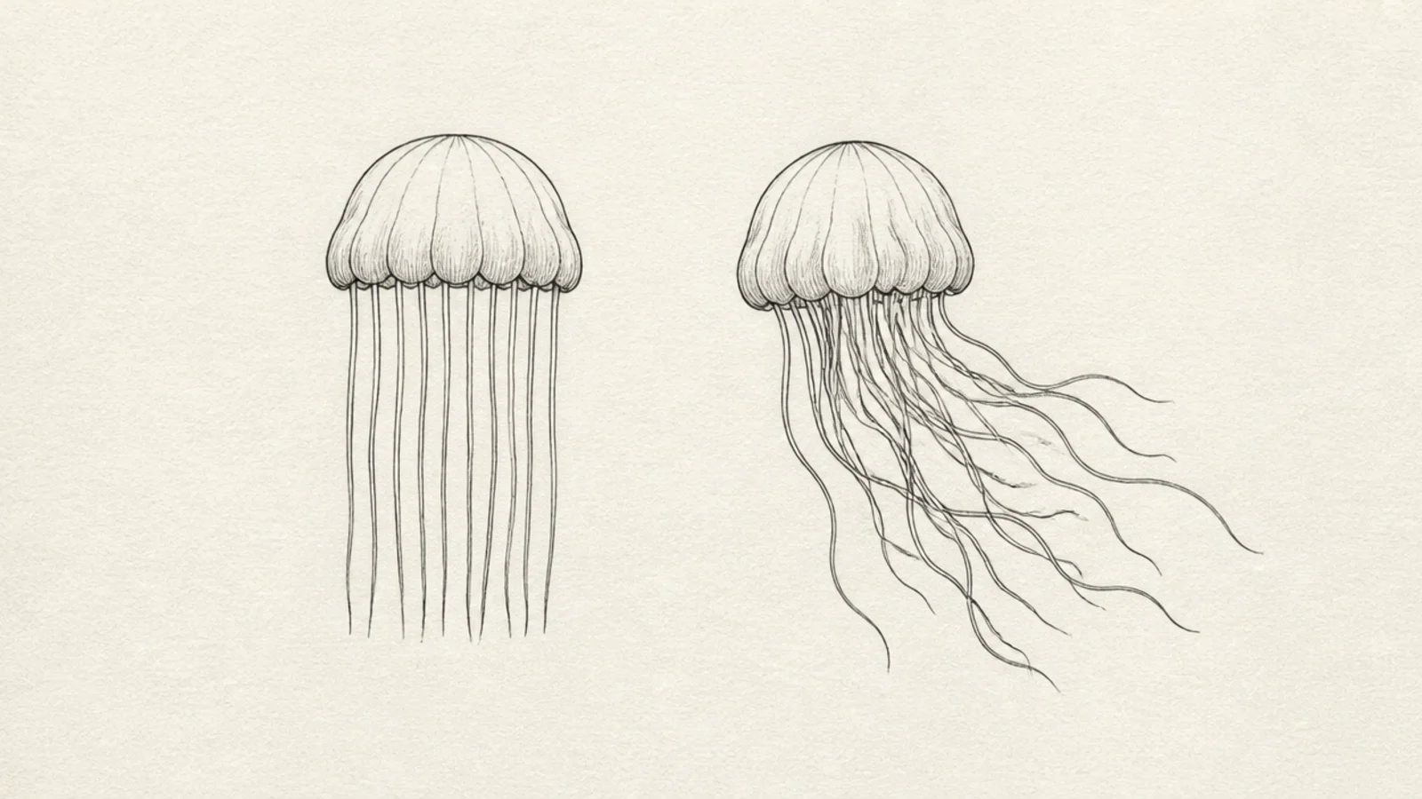 A comparison of stiff even tentacles and varied flowing tentacles