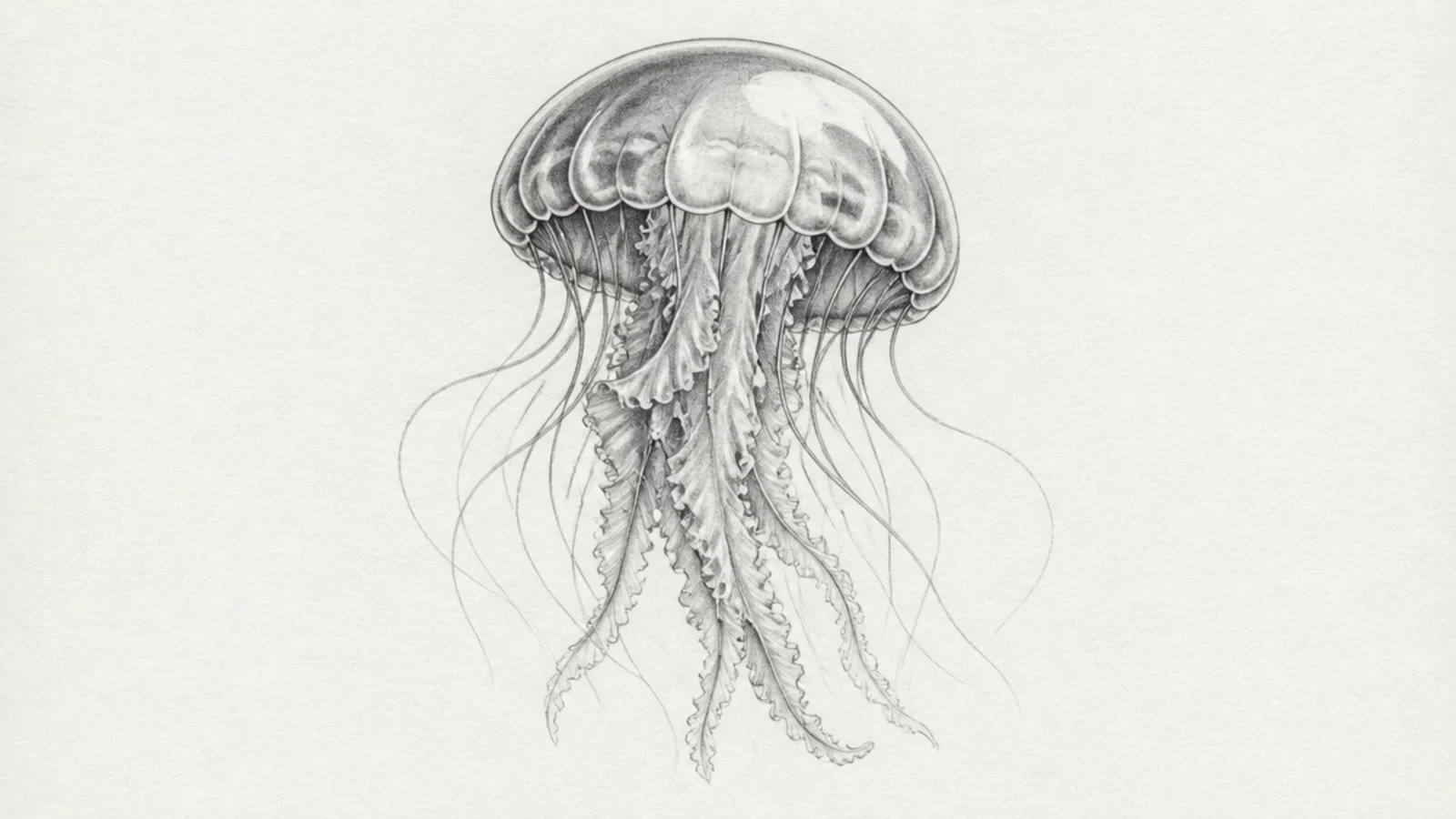 25 Beautiful Jellyfish Pencil Drawings to Try
