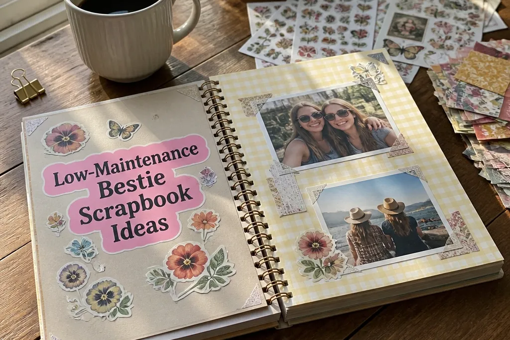 Low-Maintenance Bestie Scrapbook Ideas