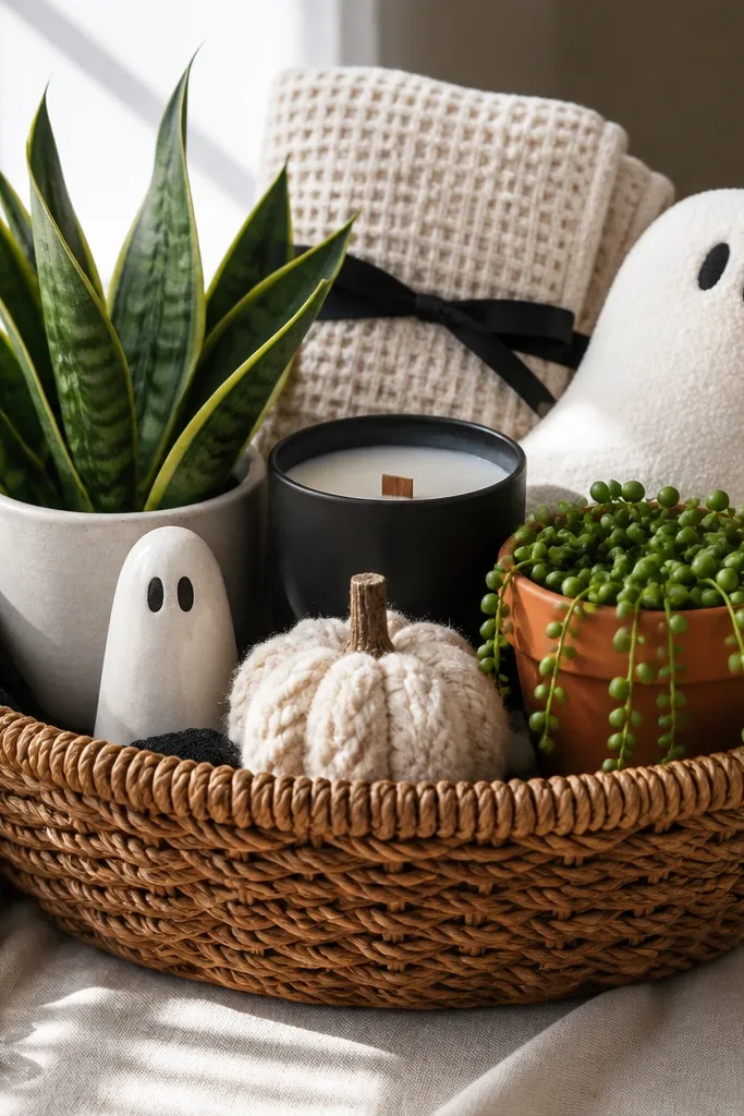 Low maintenance boo basket ideas that are easy care