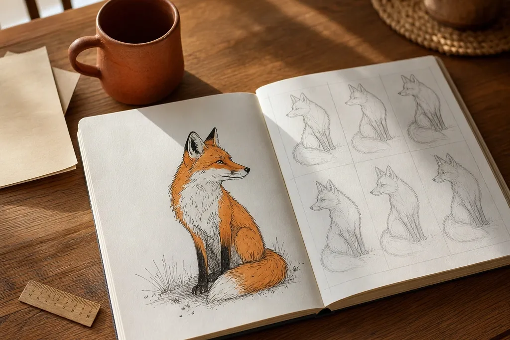 Low-Maintenance Fox Drawing Ideas