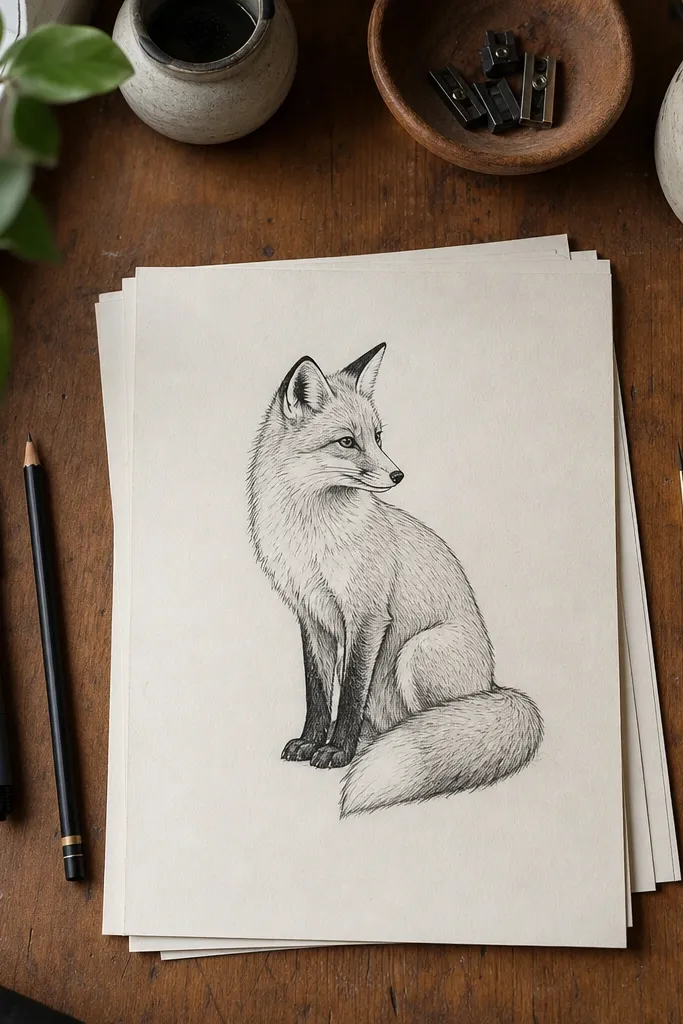 Low-Maintenance Fox Drawing Ideas