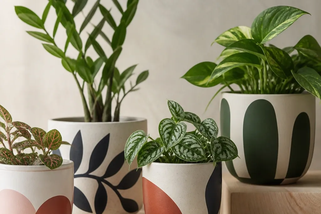 Low maintenance pot painting ideas