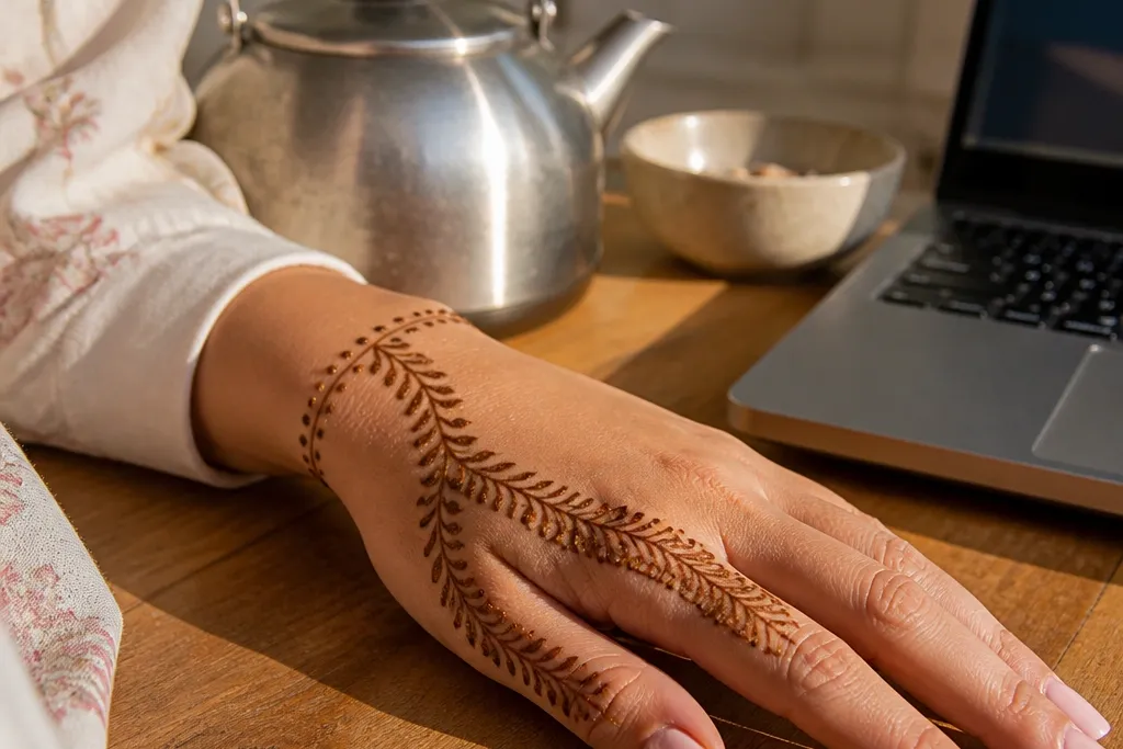 Low-Maintenance Simple Mehndi Designs for Busy Days