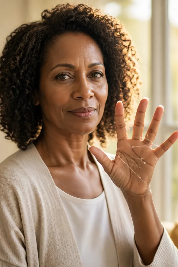 Minimal net pattern between fingers with a light outline border