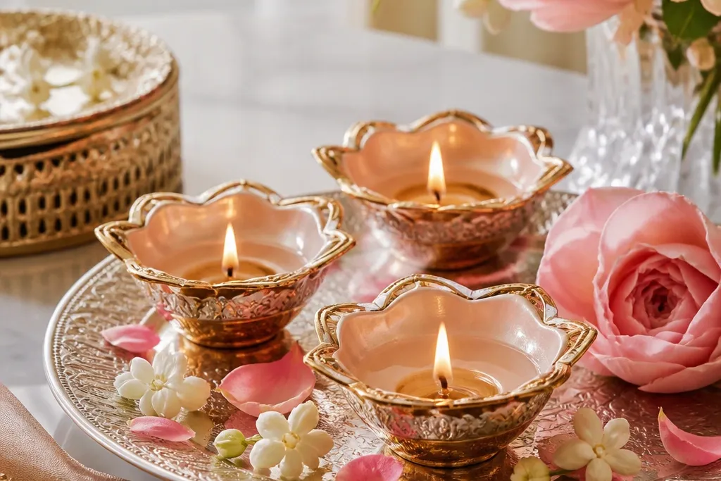 Luxury High End Diya Decoration Ideas