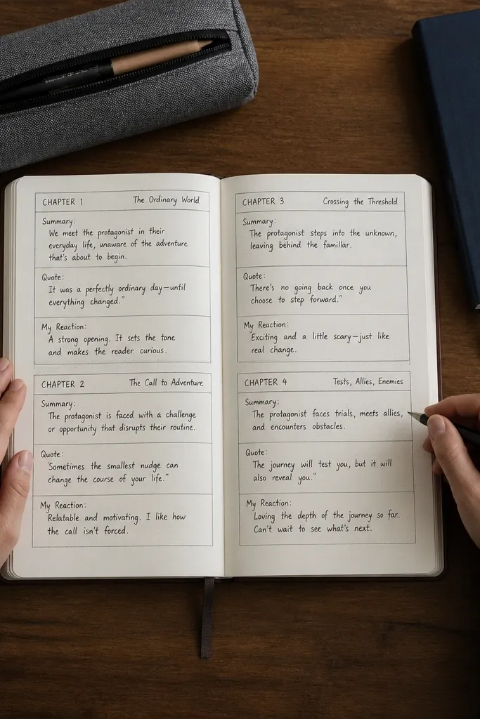 Page with four stacked accordion-style panels separated by thin lines.