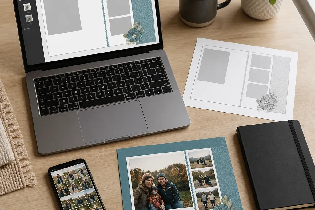 Modern Digital Scrapbook Ideas