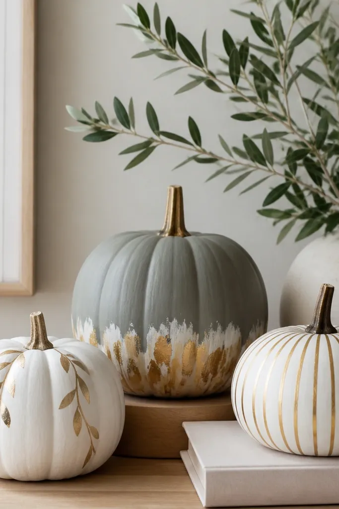 Modern Minimalist Pumpkin Decorating Ideas