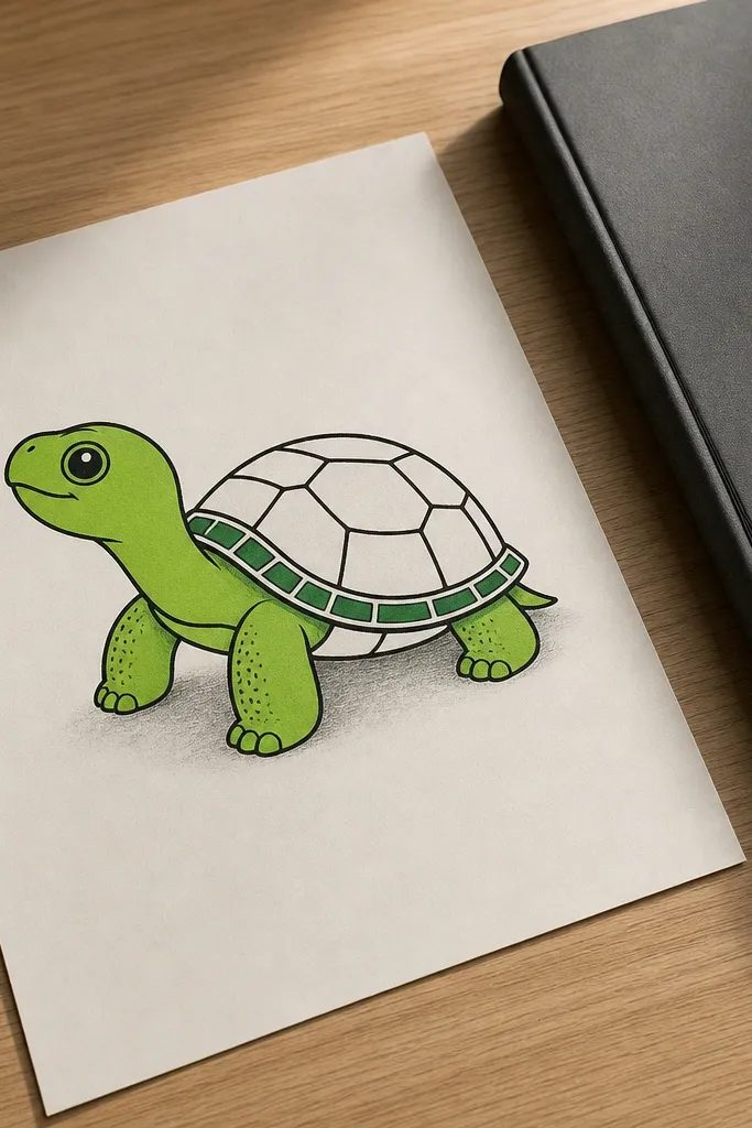 Modern Turtle Drawing Ideas