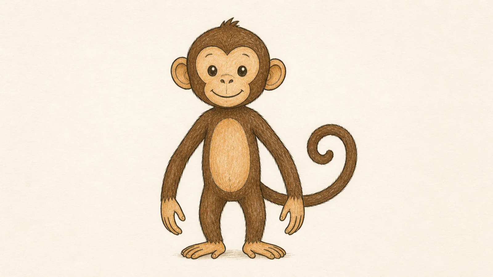 6 Easy Steps to Draw a Monkey for Beginners