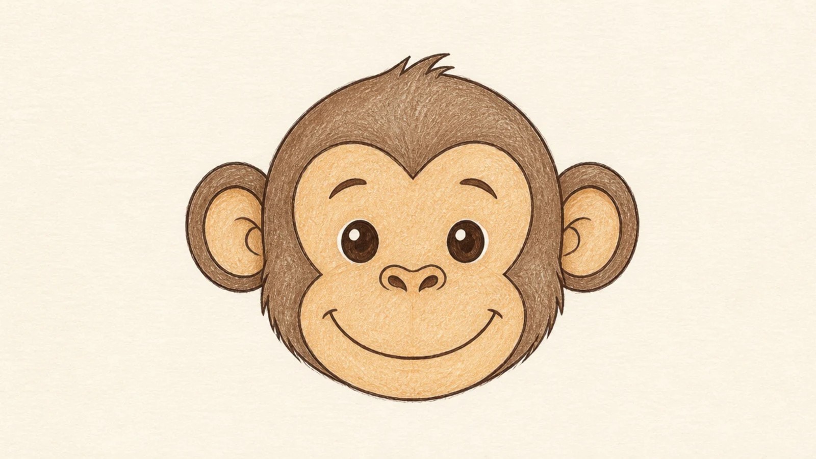 5 Easy Steps to Draw a Monkey Face