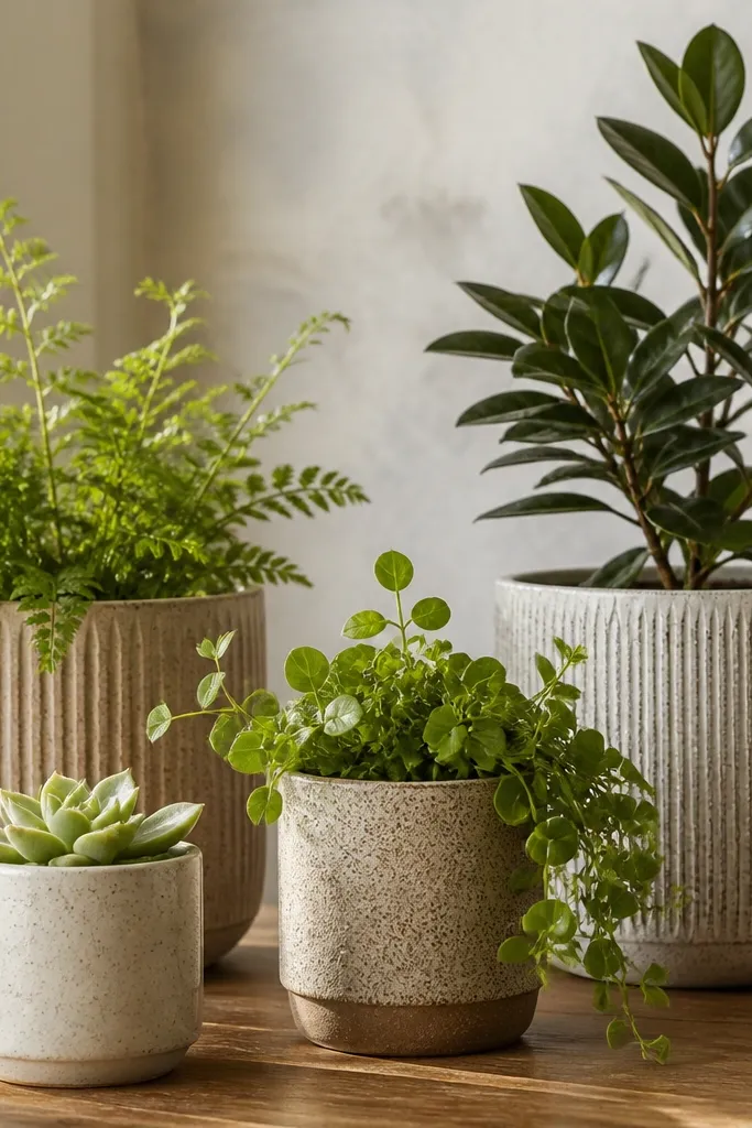 Pot painting ideas with plants