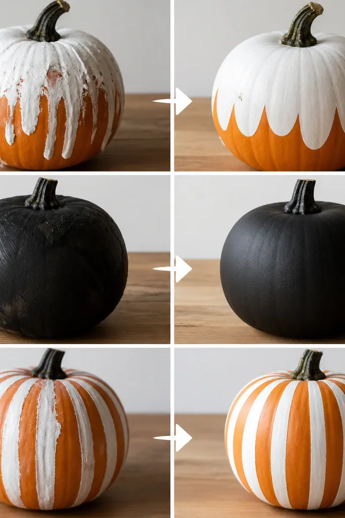 Pumpkin Painting Mistakes I Made and Fixes
