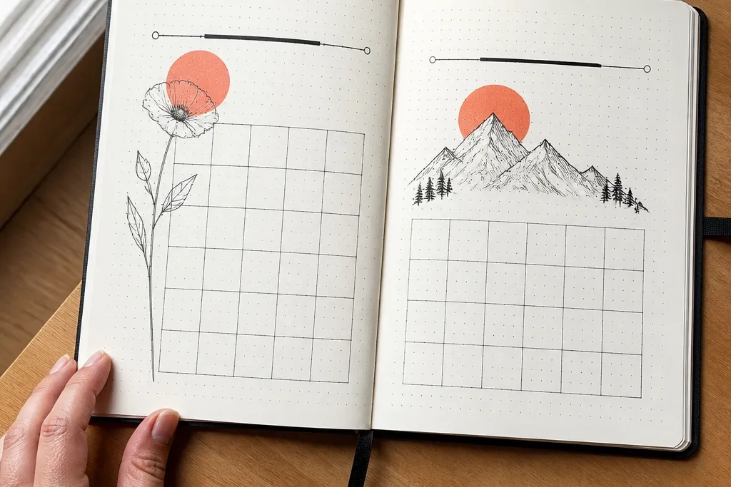 20 Bullet Journal Design Ideas That Are Easy
