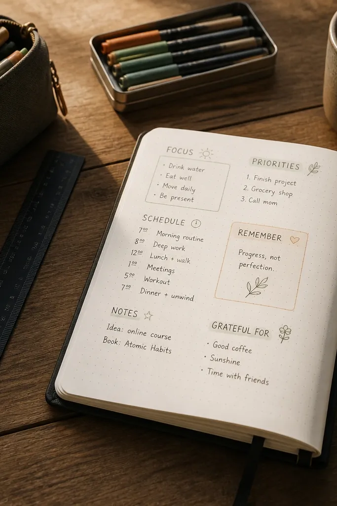 20 Bullet Journal Design Ideas That Are Easy
