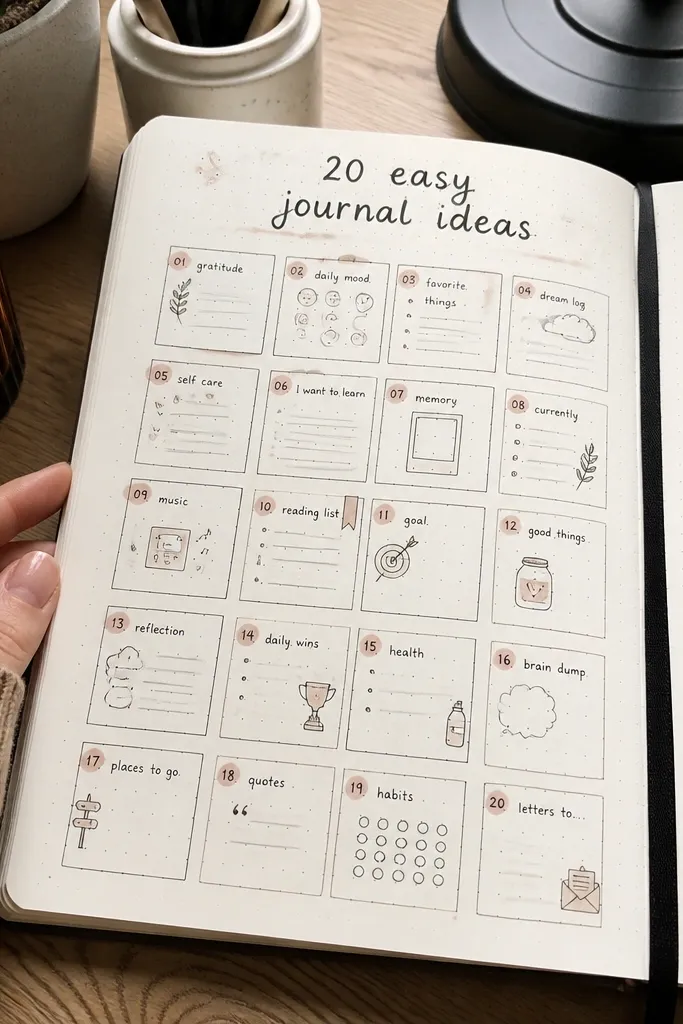 20 Easy Journal Ideas I Started This Week