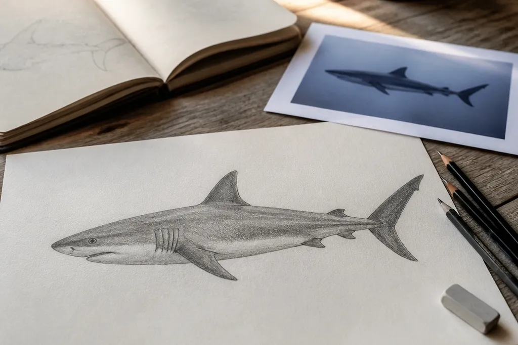 Quick and Easy Shark Drawing Ideas for Busy Days