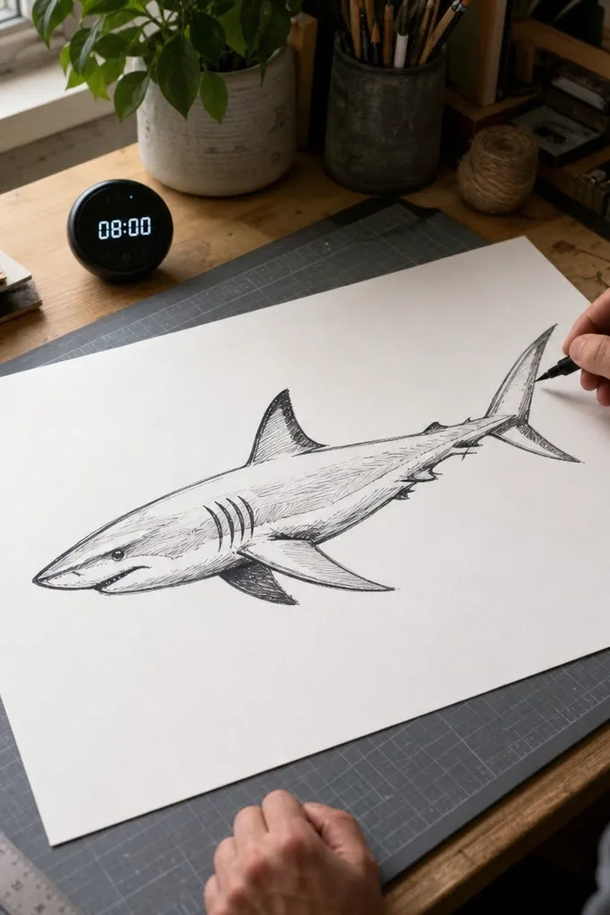 Quick and Easy Shark Drawing Ideas for Busy Days