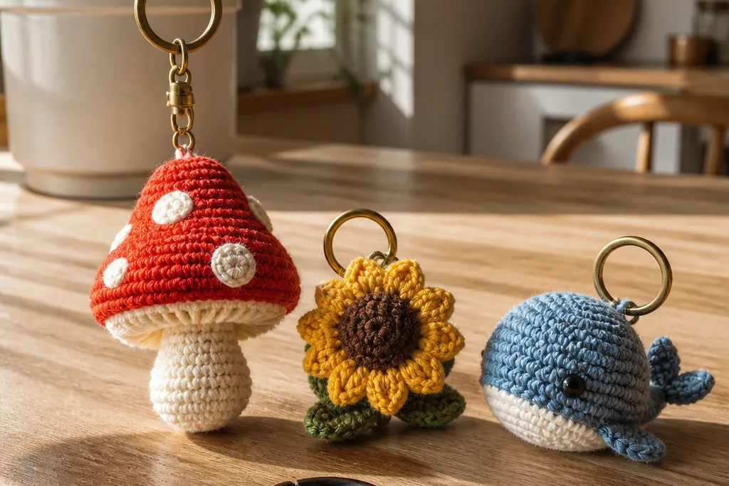 Quick Crochet Keychain Ideas