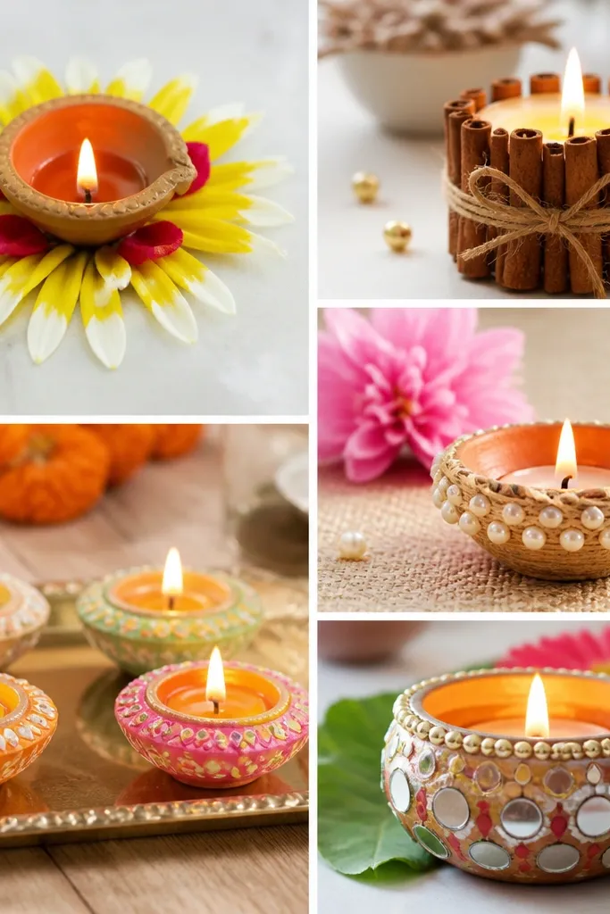 Quick Diya Decoration Ideas in 5 Minutes