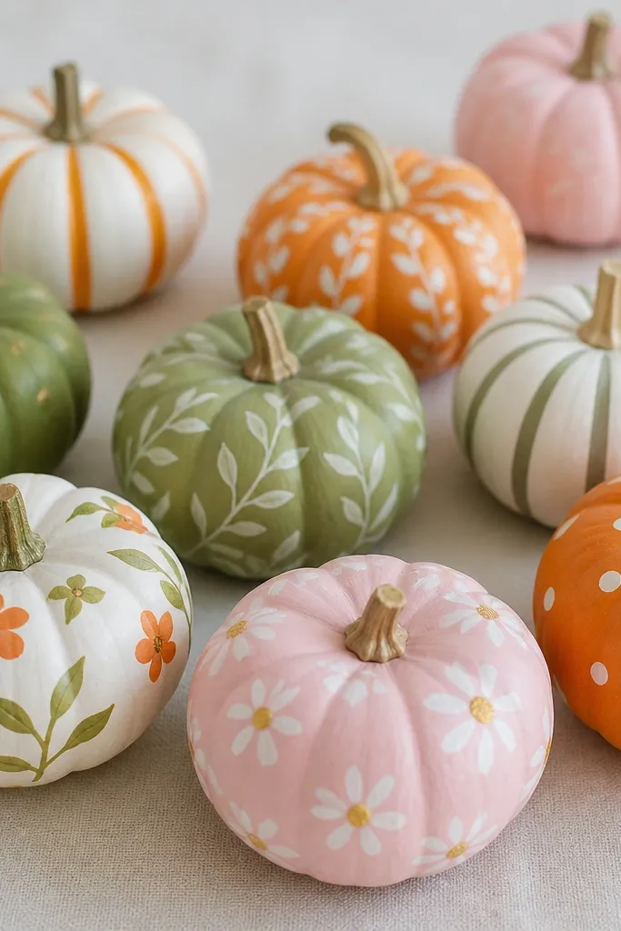 Quick Easy Mini Pumpkin Painting Ideas
