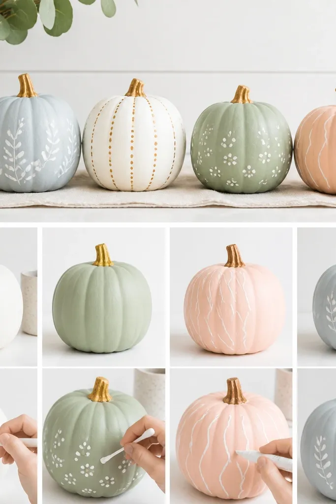 Quick Easy Pumpkin Decorating Ideas in 5 Minutes