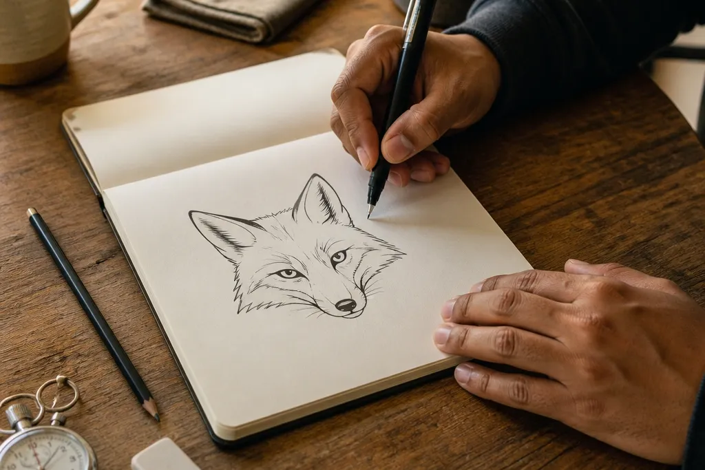 Quick Fox Drawing Ideas