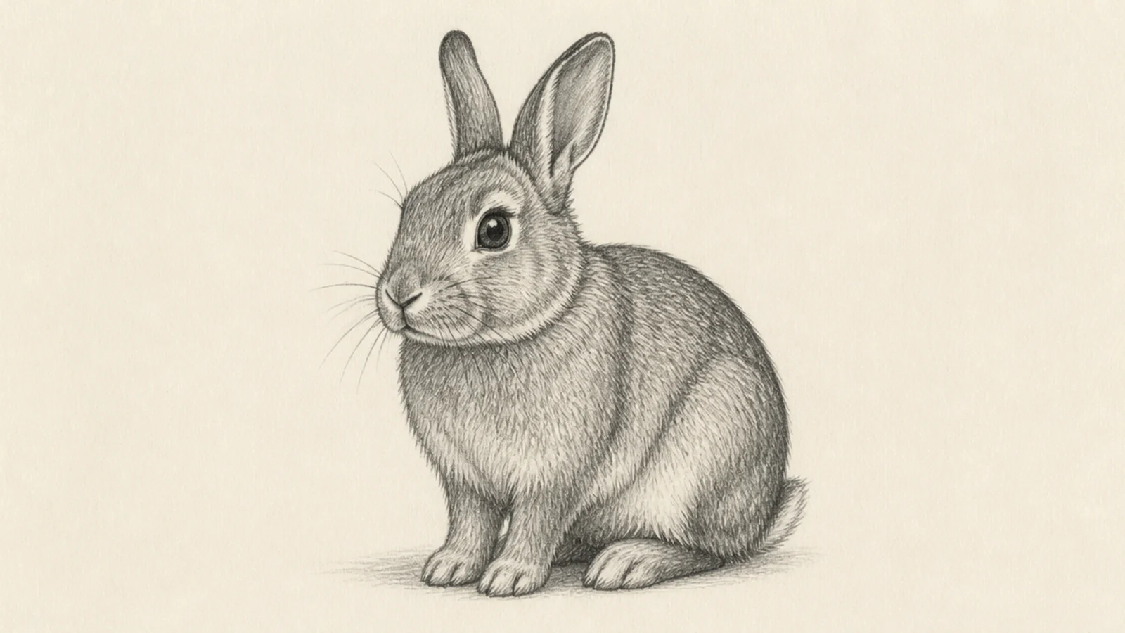 A personal rabbit drawn in the artist's chosen style