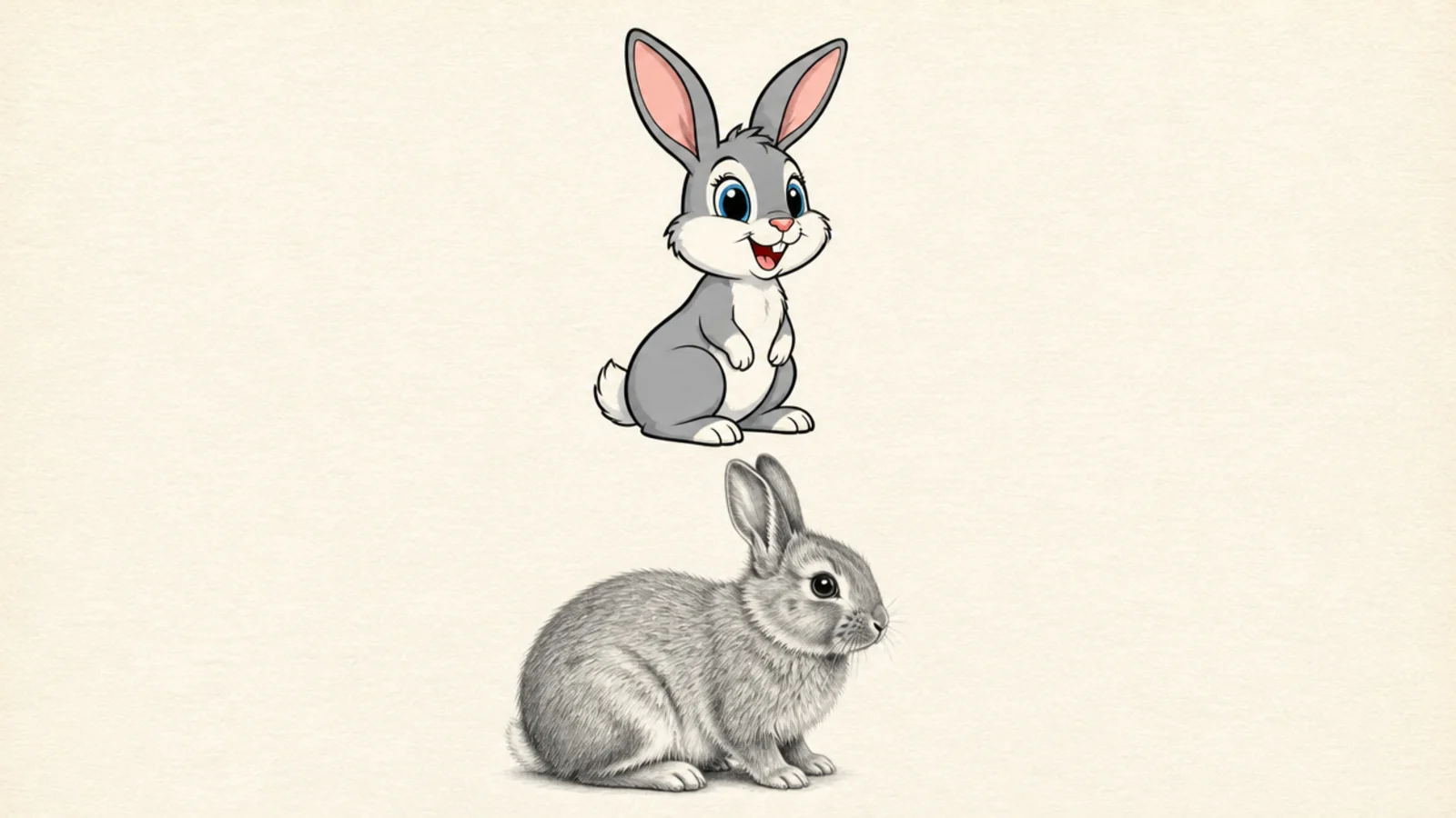 20 Rabbit Drawings: Cartoon vs Realistic