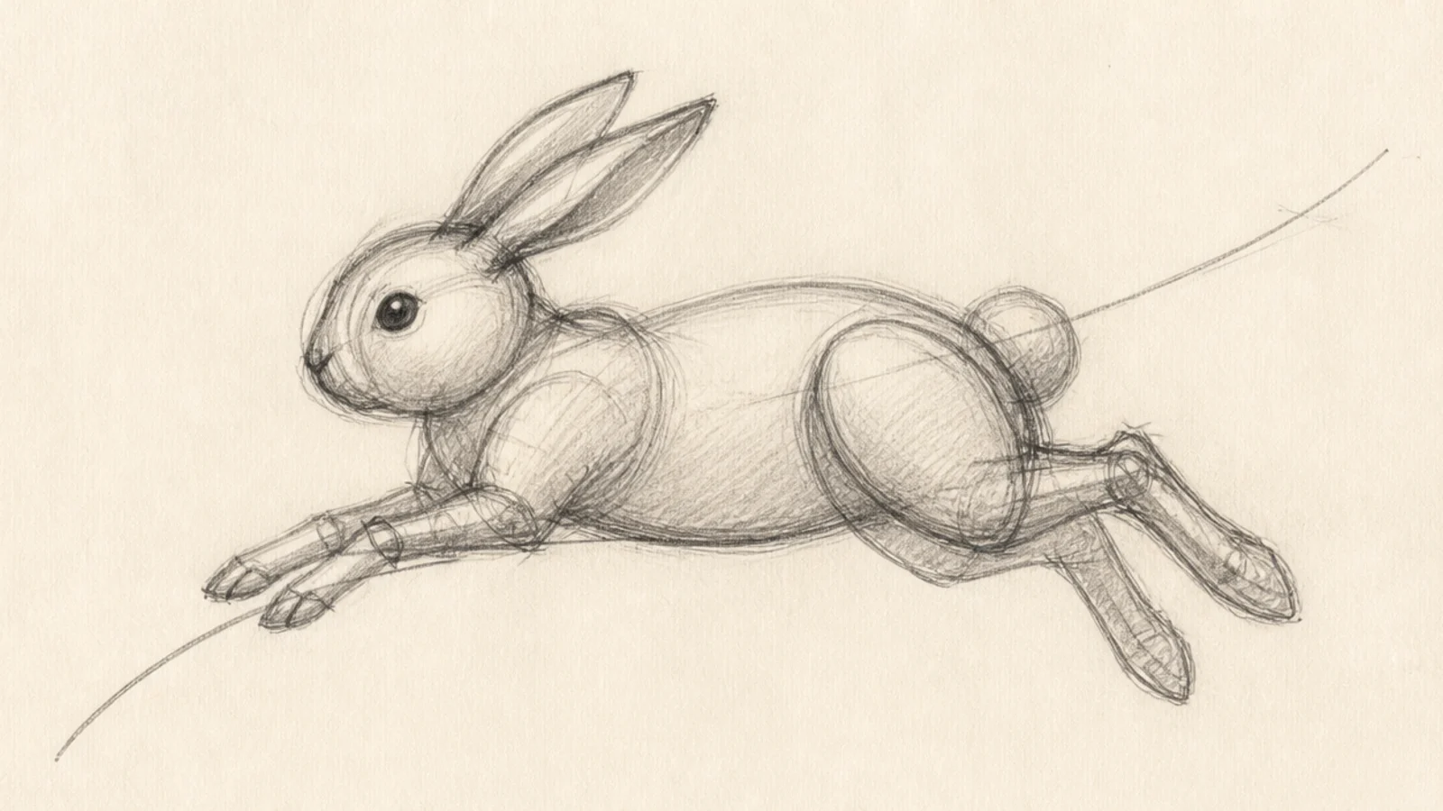 A rabbit blocked in with simple basic masses