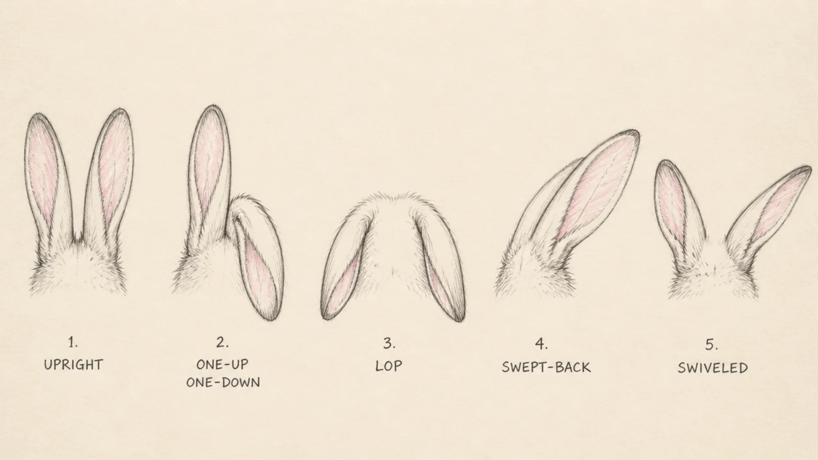 15 Simple Rabbit Ears Drawings to Practice