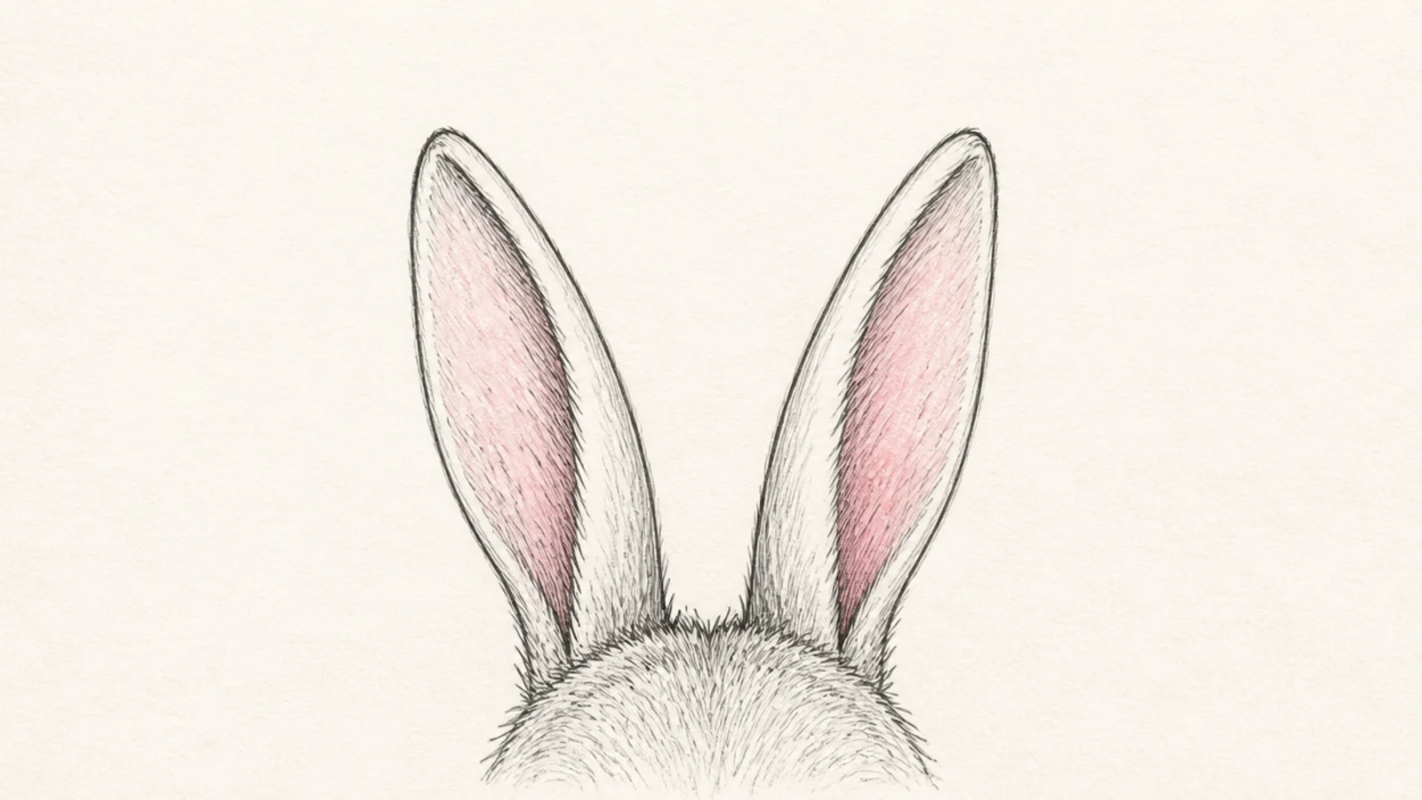 15 Simple Rabbit Ears Drawings to Practice