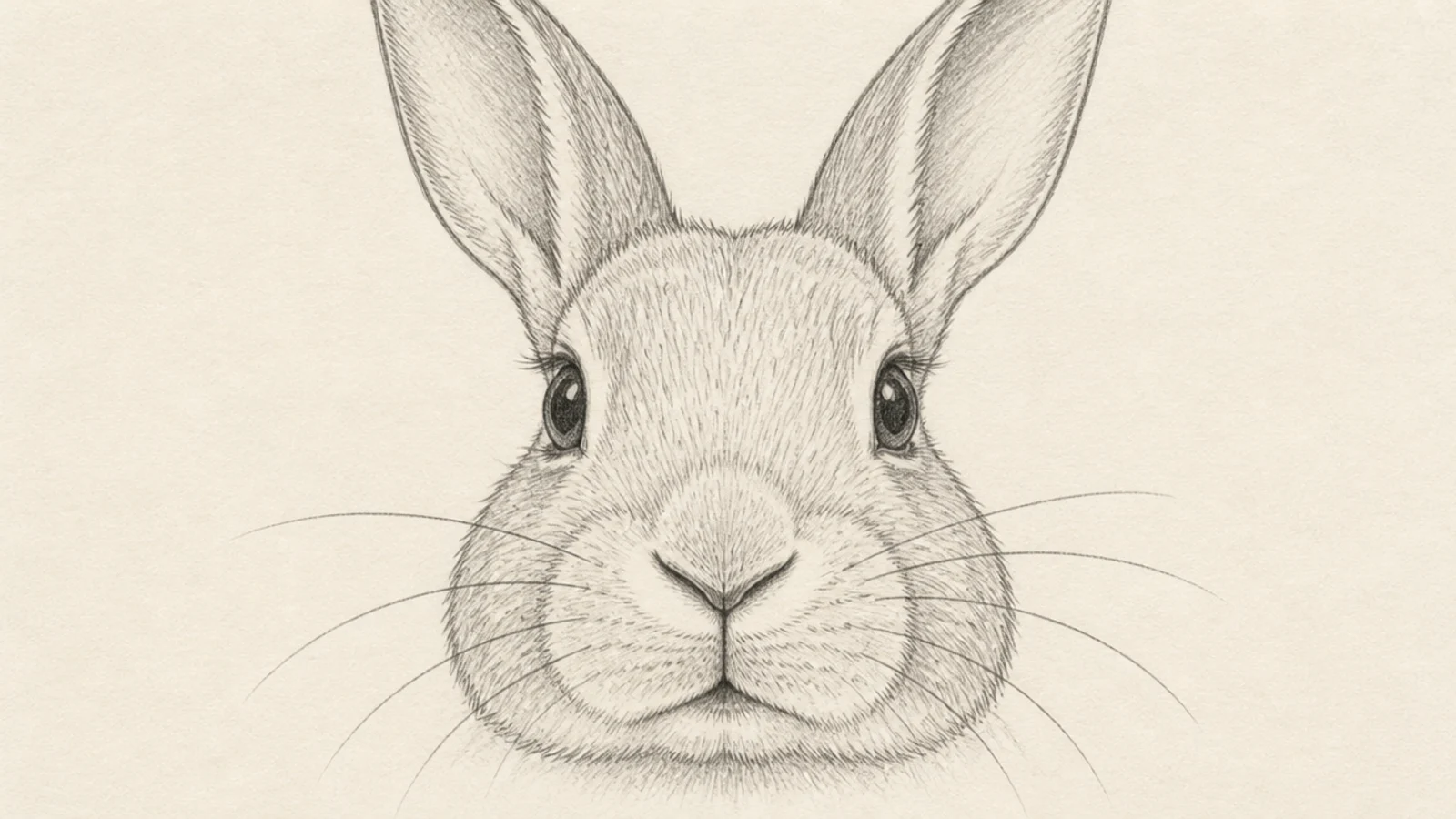 A close study of a rabbit's nose, mouth, and whiskers
