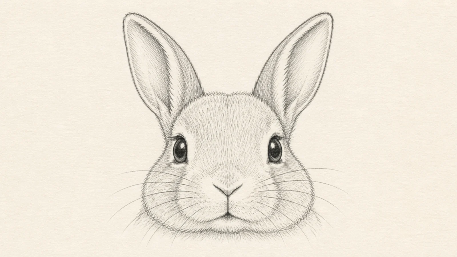 20 Cute Rabbit Face Drawings for Beginners