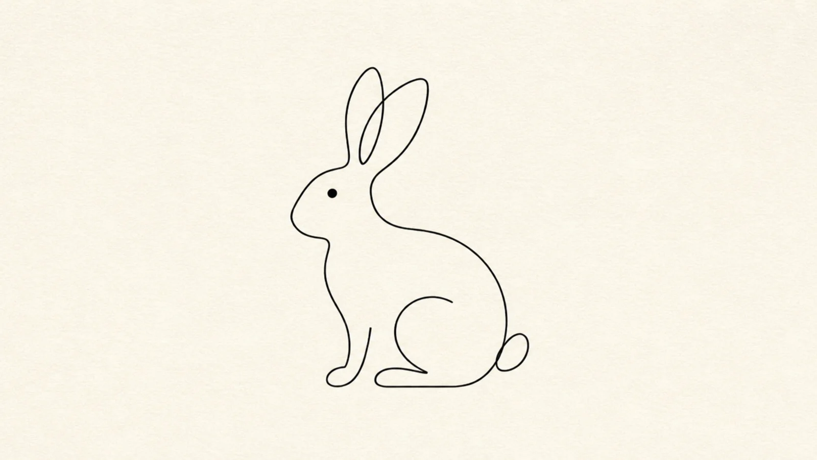 20 Easy Rabbit Line Drawings for Minimalists
