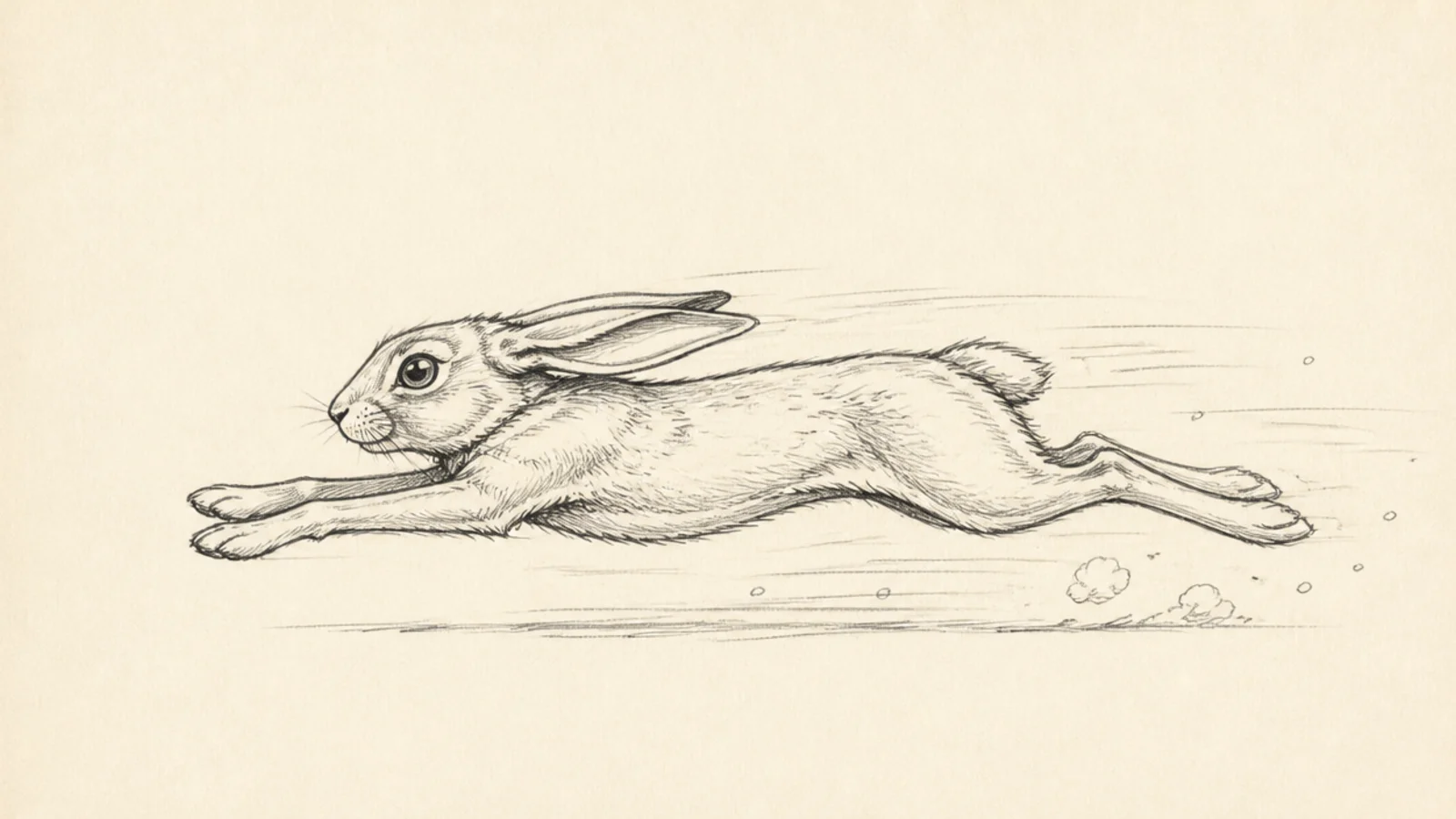 15 Dynamic Rabbit Running Drawings to Try