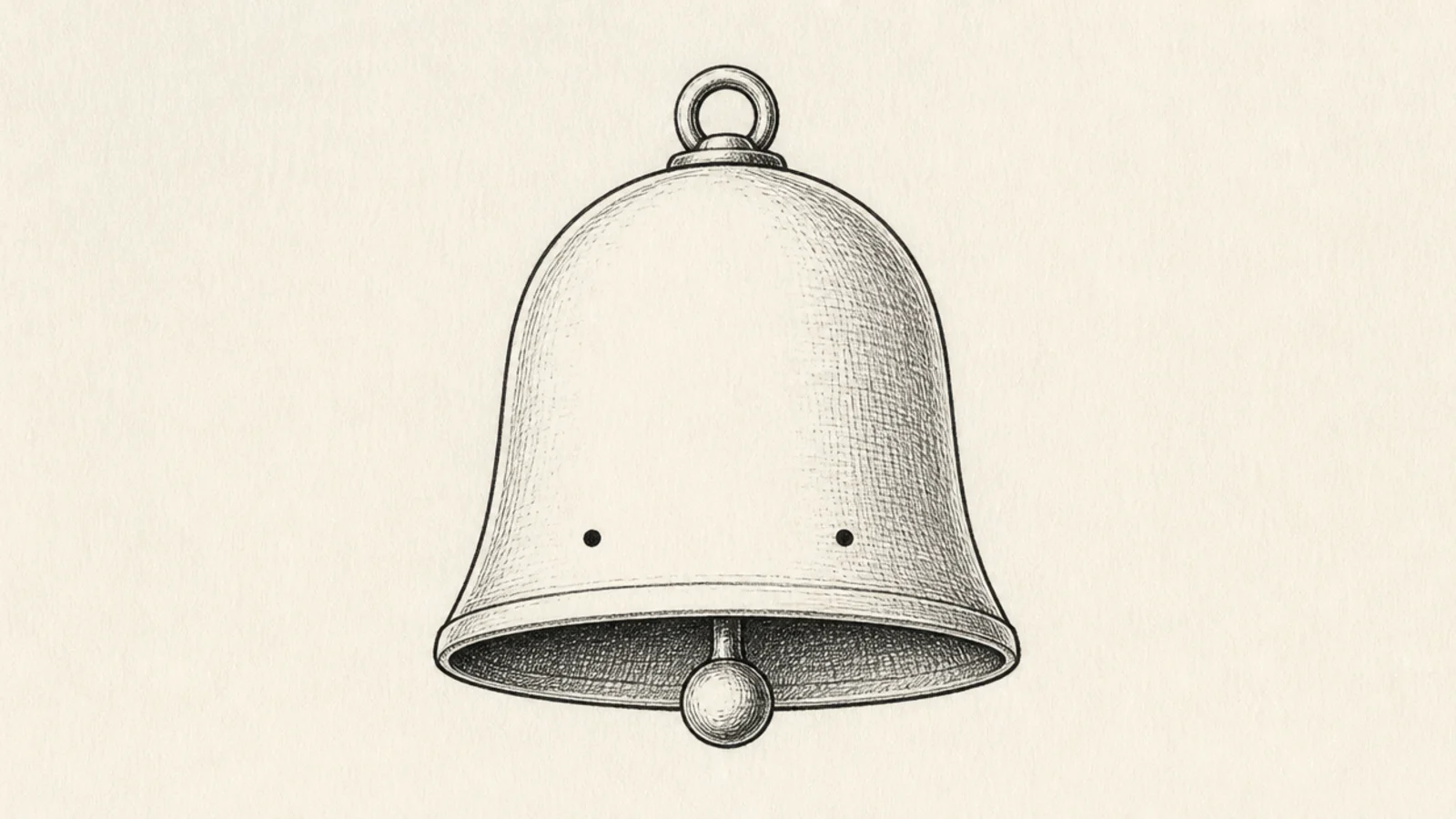 A simple jellyfish bell with two dot eyes and a few short tentacles