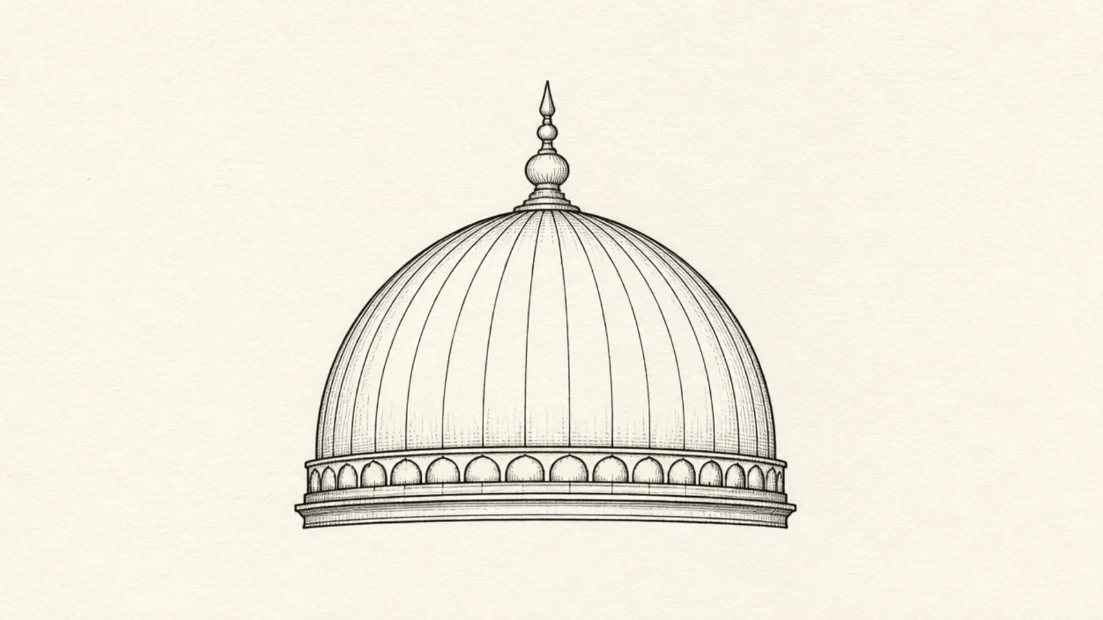 A simple jellyfish with a decorative scalloped bottom edge on the bell