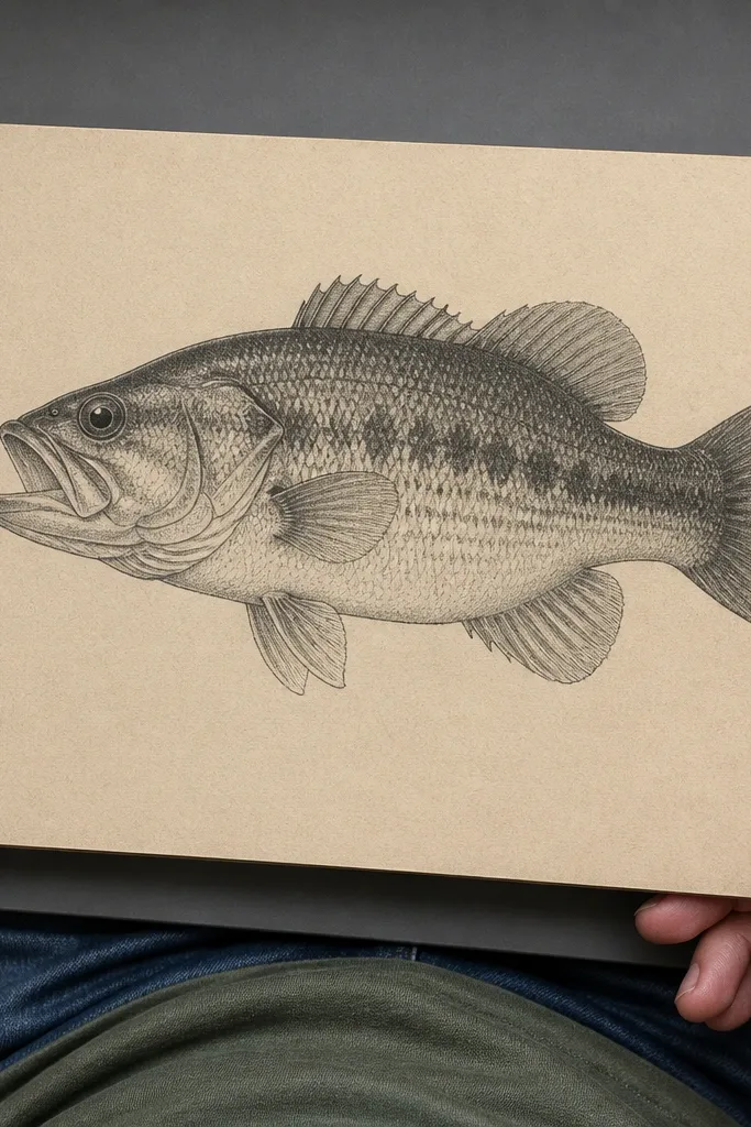 Dense tiny skin marks near fins and along the side band