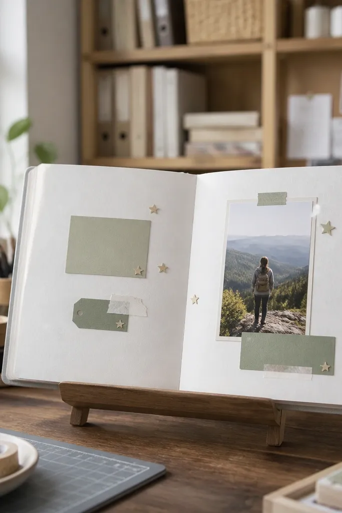 Small-Space Cute Scrapbook Ideas