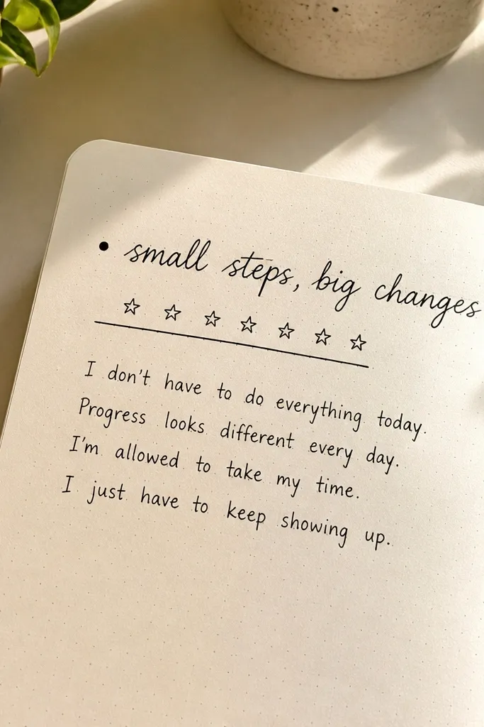 A hand-lettered bullet title with a row of small star accents underneath.