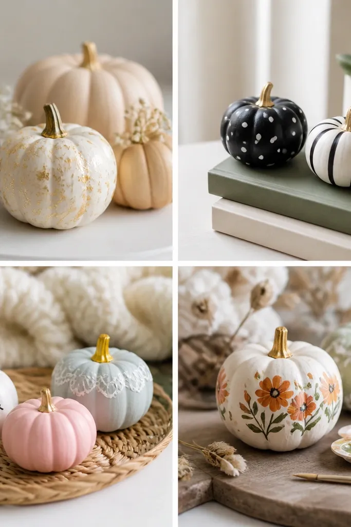 Small Space Mini Pumpkin Decorating Ideas