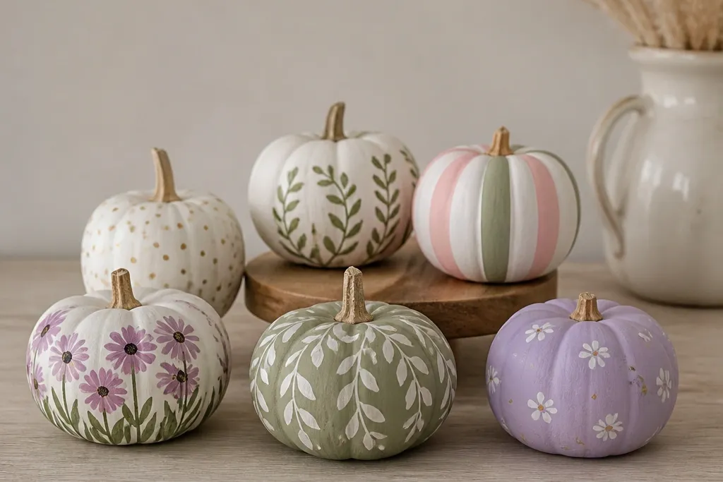 Small Space Mini Pumpkin Painting Ideas
