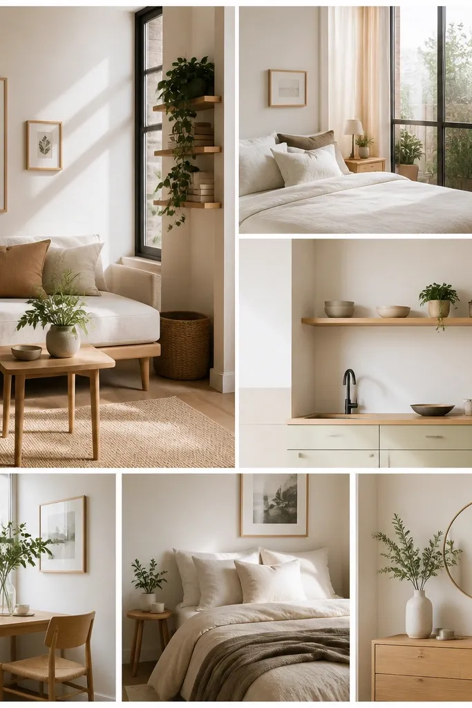 Small space photo collage ideas for apartments