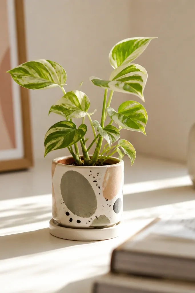 Small space plant pot painting ideas