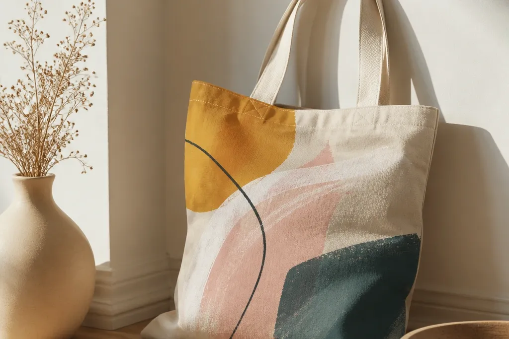 Small space tote bag painting ideas
