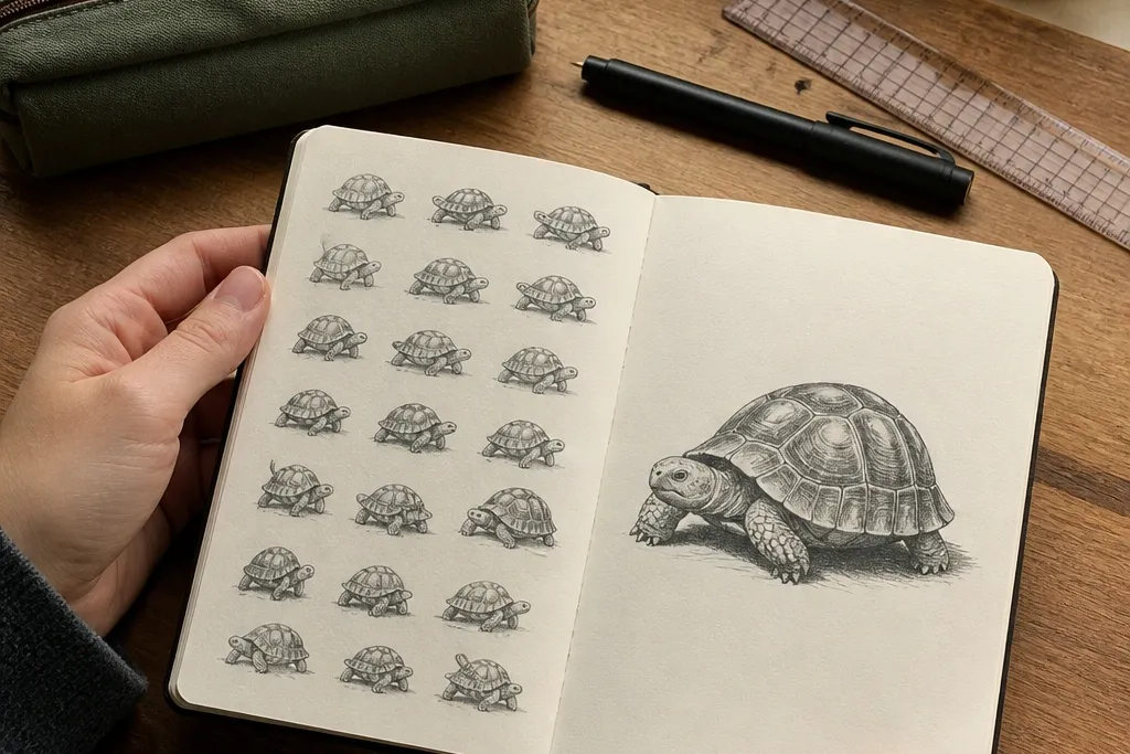 Small-Space Turtle Drawing Practice