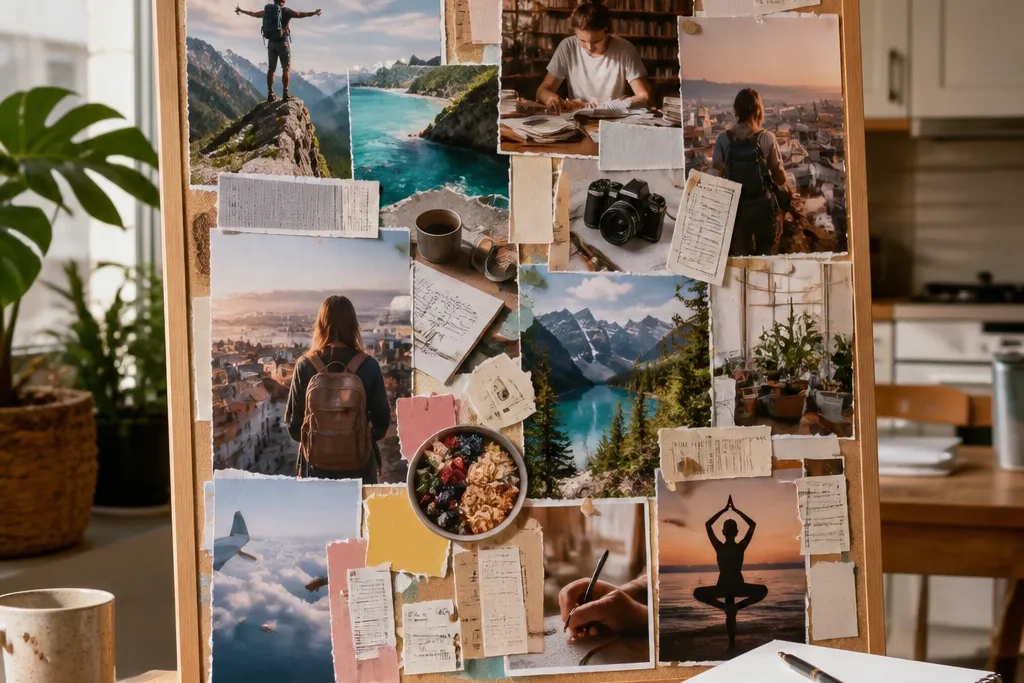 Quick and Easy Vision Board Collage Steps