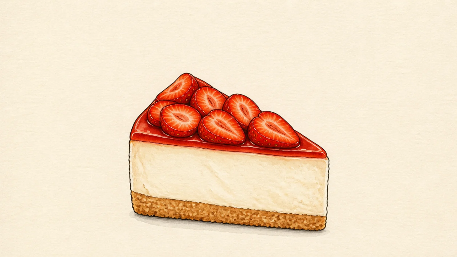 15 Sweet Strawberry Cheesecake Drawings to Try